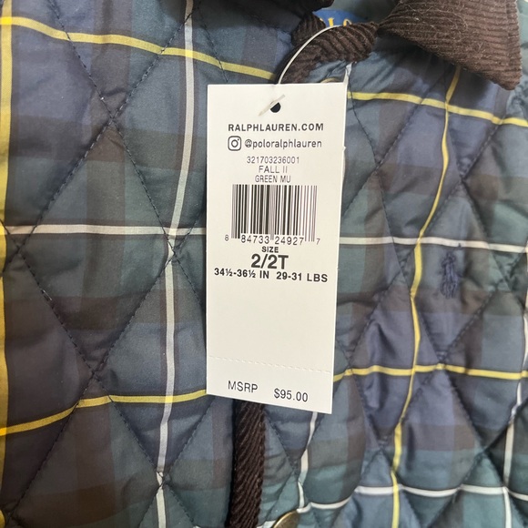 NWT Girls Ralph Lauren Jacket - Picture 2 of 2